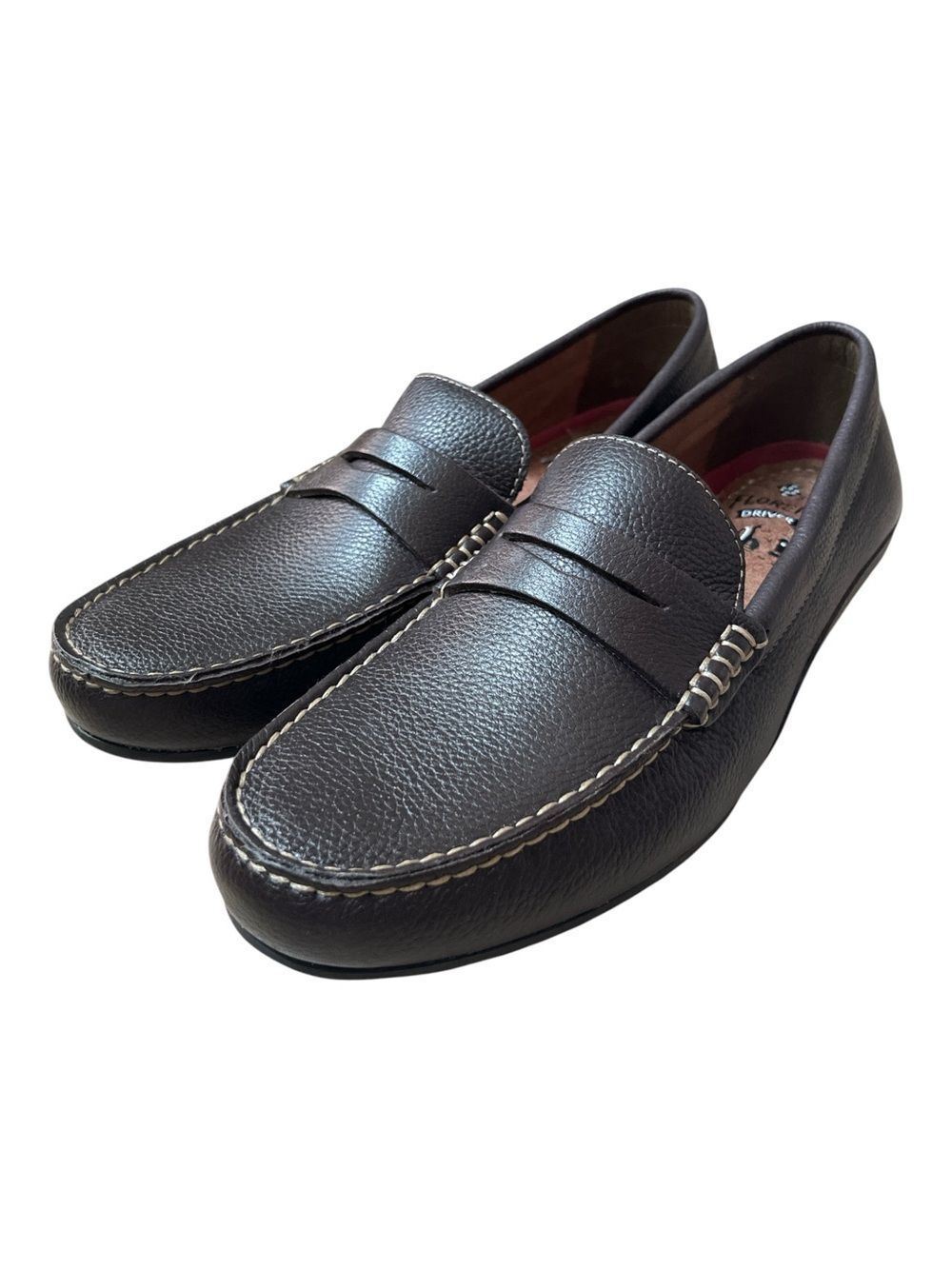 Florsheim Throttle Penny Loafers Brown Leather Men's Size 9.5 New in Box